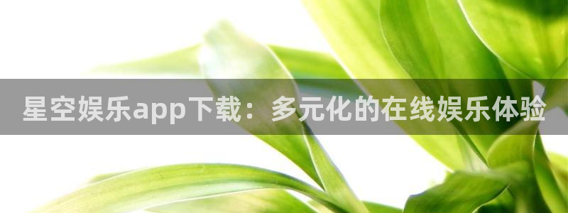 大满贯网址：星空娱乐app下载：多元化的在线娱乐体验