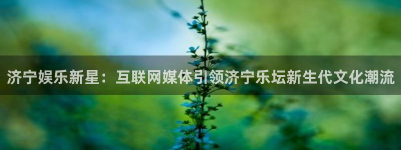 商赢乐点：济宁娱乐新星：互联网媒体引领济宁乐坛新生代文化潮流
